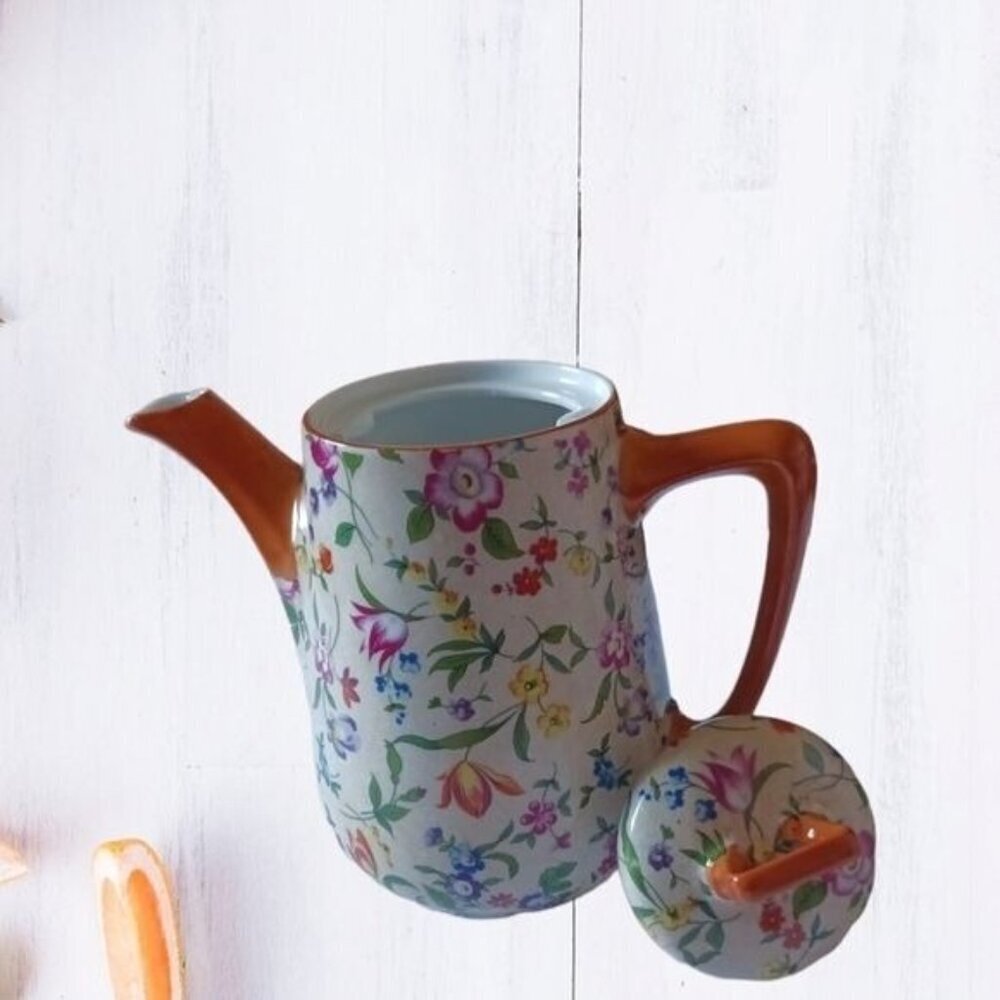 VSK USC Teapot floral pattern colorful - Picture 6 of 7